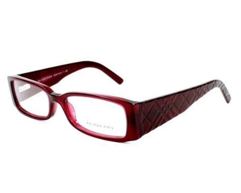 burberry red eyeglass frames.